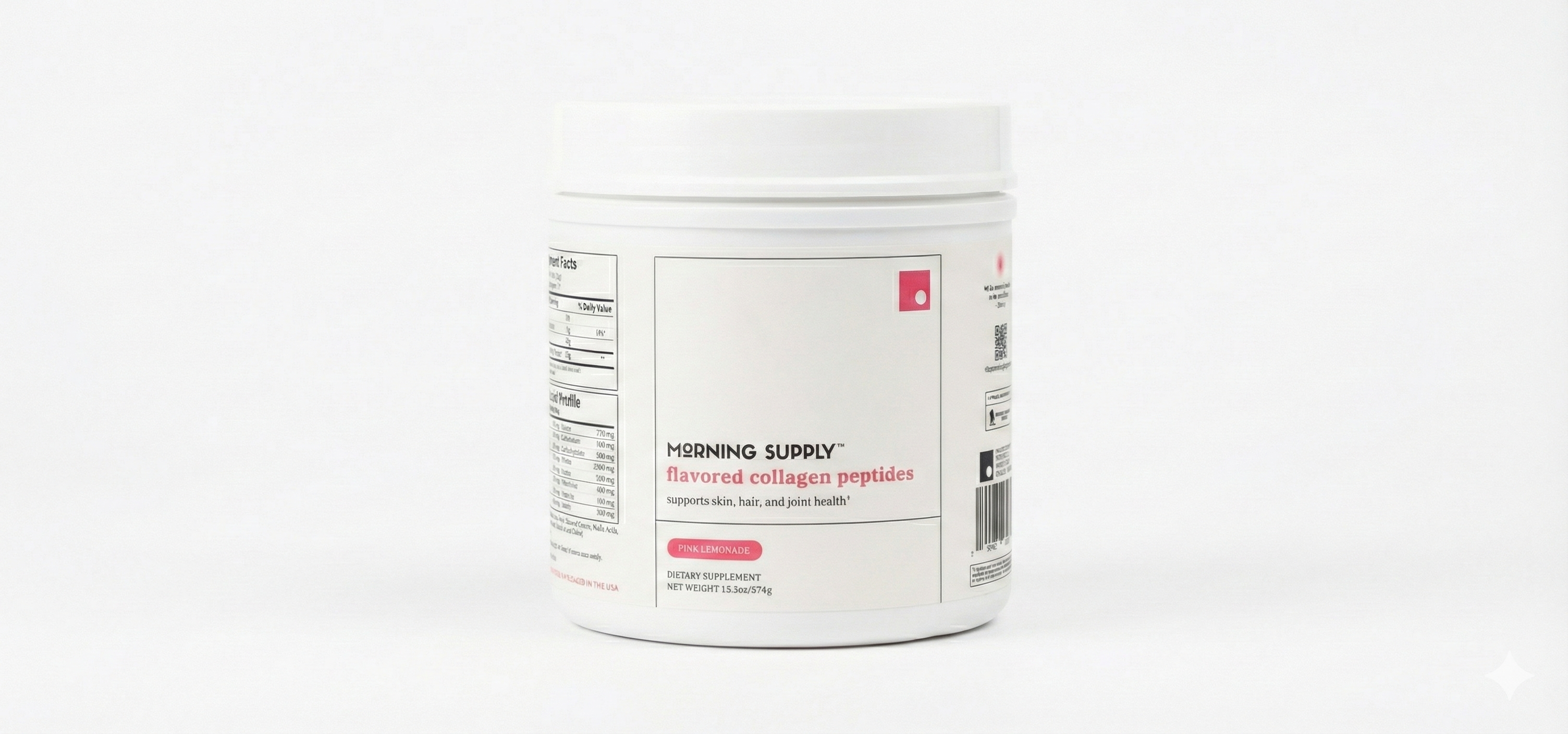 Morning Supply Collagen Peptides (Pink Lemonade)